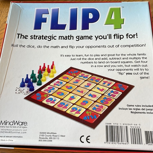 Flip 4 The Strategic Math Game You’ll Flip For! - Picture 2 of 2